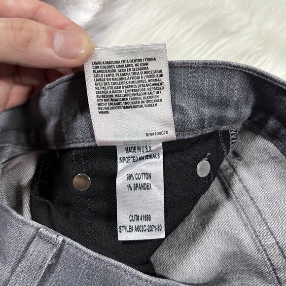 Agolde Men's Size 29 Gray‎ Slim Fit Denim Jeans - Picture 7 of 9